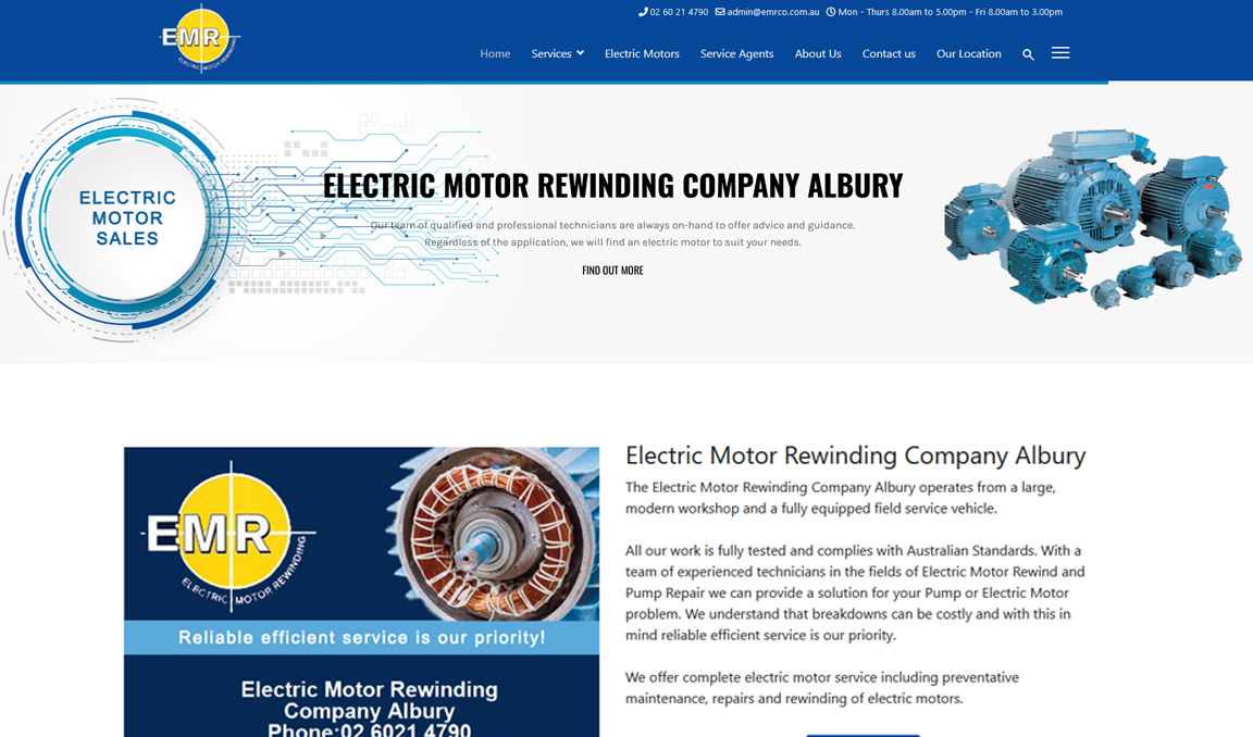 Electric Motor Rewinding